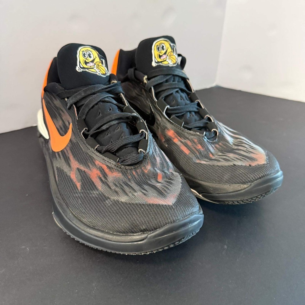 Nike Air Zoom GT Cut 2 Black Total Orange Basketball Shoes DJ6015-004 Mens 9.5 - Picture 5 of 16
